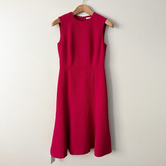 M.M. LaFleur Jane 1.0 Staccato Crepe Dress Women's Size 4 Color Hibiscus NEW - Picture 2 of 16
